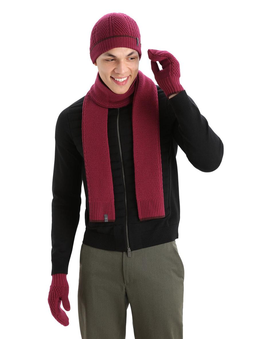 Chapeaux Icebreaker Unisex Merino Waypoint Beanie Homme Rose | FR 1092HAPK